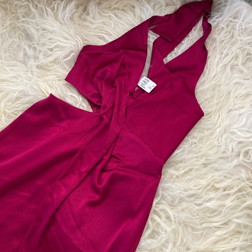 Halston Heritage Evening Gown Purple Dress - Picture 5 of 8